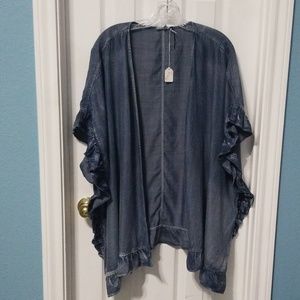 Denim cardigan